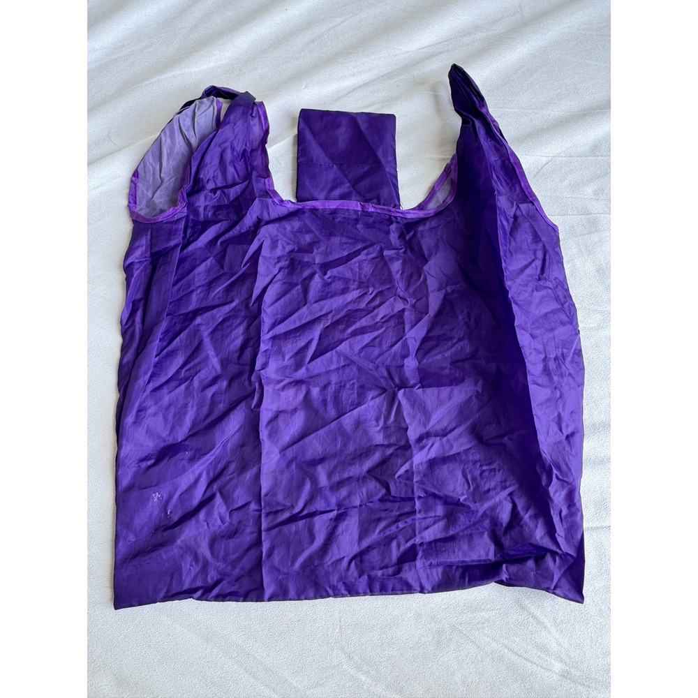 Olivia x Laurel Burch Reusable Tote Bag Purple Celestial Sun Fish Art Foldable - Picture 4 of 6